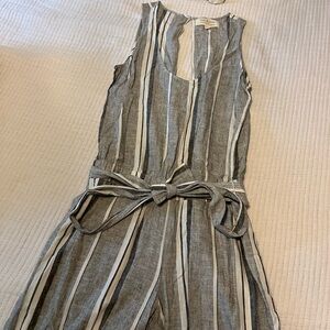 XS Cloth & Stone Striped Jumpsuit